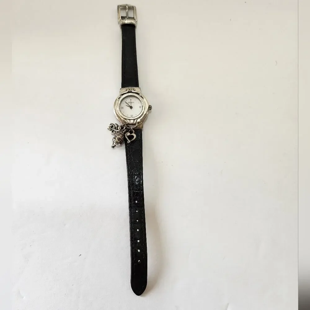Brighton‎ Vintage Leather Band Charm Watch